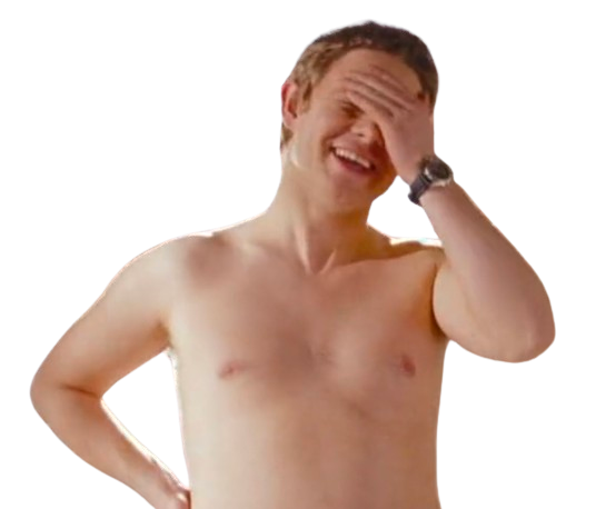 Martin Freeman. Topless.