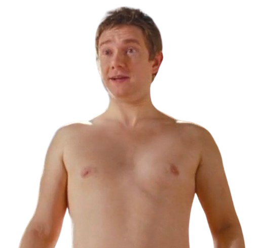 Martin Freeman. Topless.