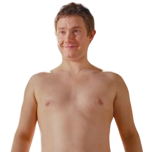 Martin Freeman. Topless.