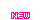 A tiny animated gif of a wrapped sweet and the word NEW.