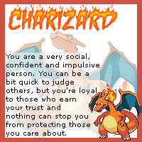 I am a Charizard!