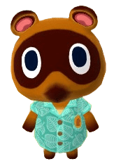 Tom Nook, a little tanuki.