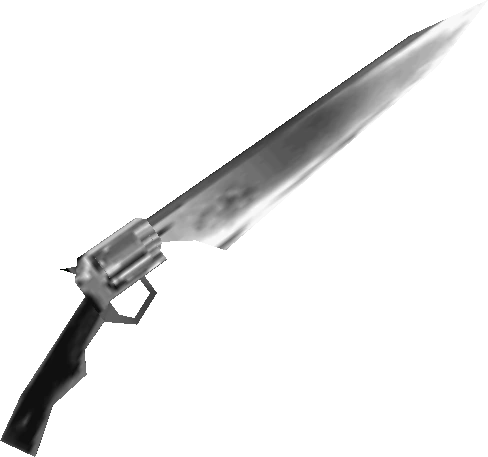 A transparent image of Squall's starting gunblade, the revolver.